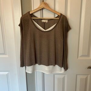a’reve sheer crop top
